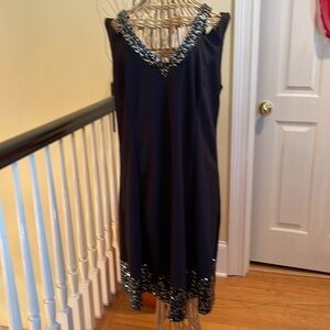 michel studio NWT ⭐️black dress with sequins